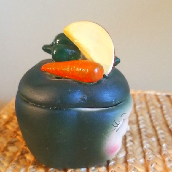 Vintage, collectible anthromorphic jars. Candle. - Picture 4 of 15